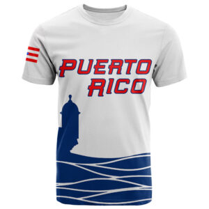 Custom Baseball 2023 Puerto Rico T Shirt LT6