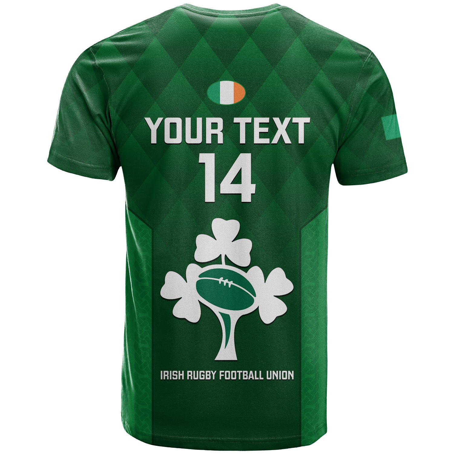 Personalised Ireland Rugby T Shirt 2023 Go Irish Shamrock World Cup LT14 - Image 2