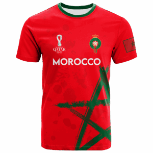 Morocco Football World Cup 2022 T Shirt LT2