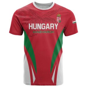Custom Hungary 2024 Football T Shirt Hajra Magyarok LT01
