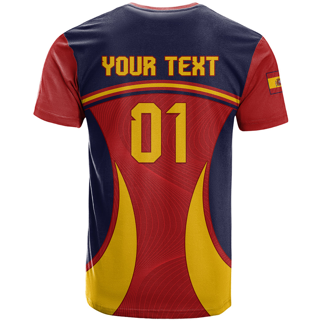 Custom Spain Football T Shirt La Roja 2024 Sporty Style LT01 - Image 2
