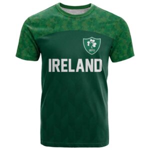 Custom Ireland Rugby Go Shamrocks T Shirt LT03