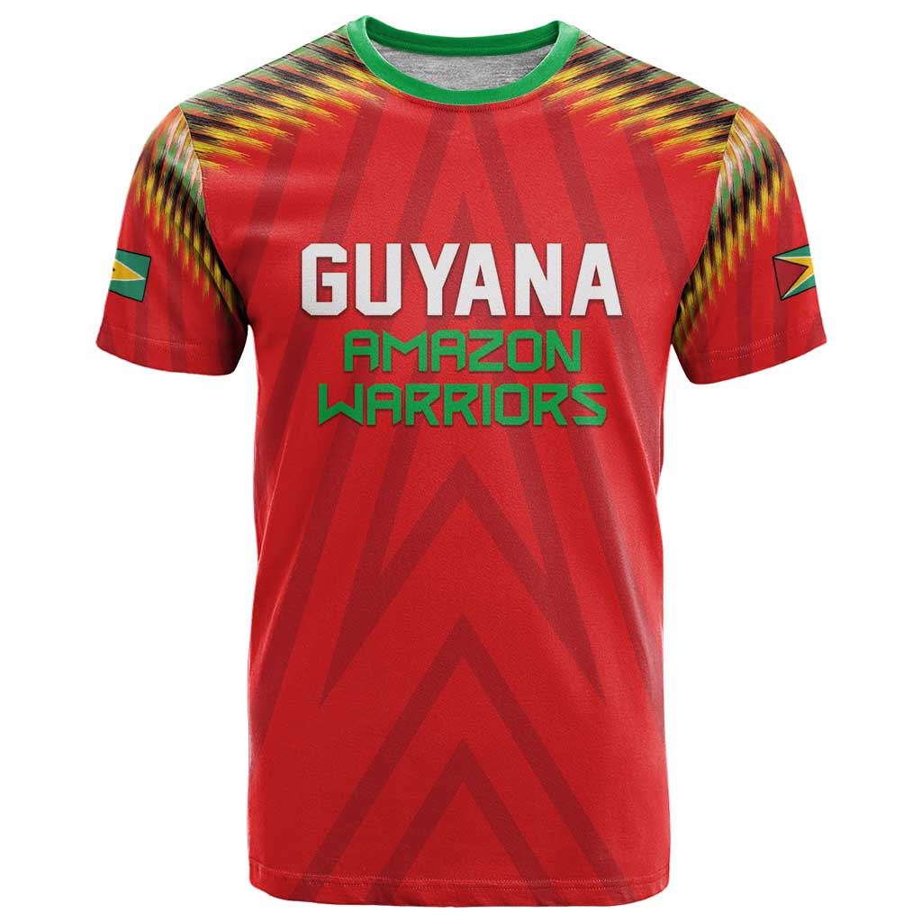 Custom Guyana Cricket T Shirt Go Amazon Warriors LT05