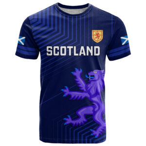 Custom Scotland Rugby T Shirt 2023 Go Scottish LT14