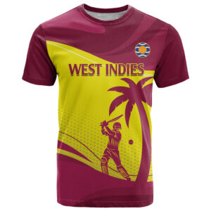Custom West Indies Cricket T Shirt 2024 World Cup Go Windies LT14